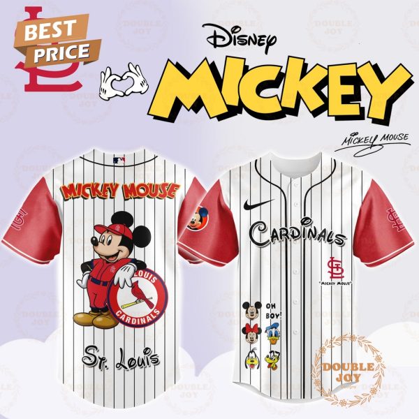 St.Louis Cardinals Disney Mickey Mouse 2025 Limited Edition Baseball Jersey