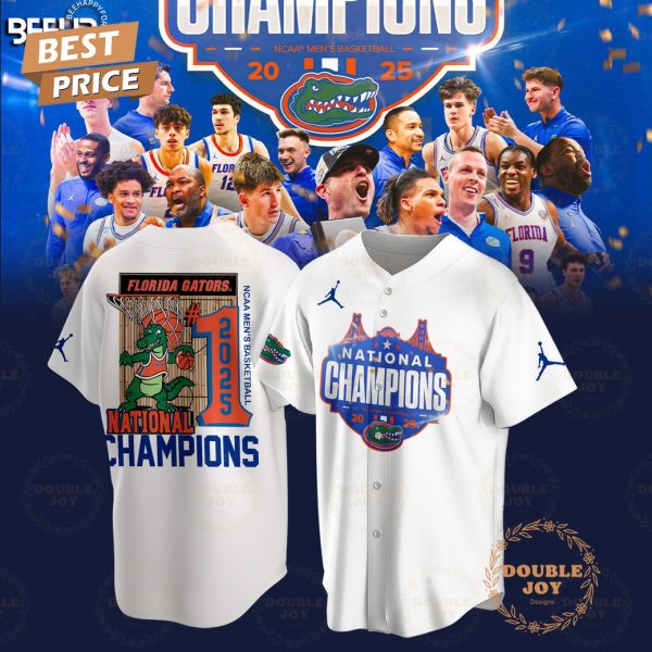 Florida Gators NCAA Men’s Basketball National Champions 2025 T-Shirt, Hoodie – White