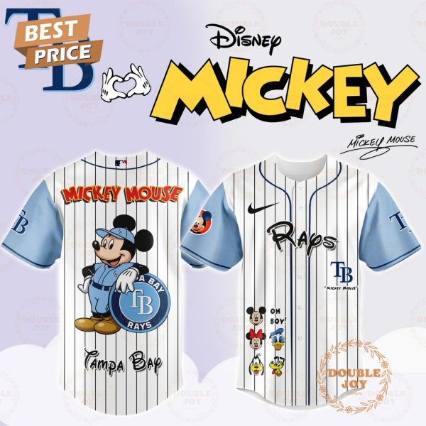 Tampa Bay Rays Disney Mickey Mouse 2025 Limited Edition Baseball Jersey