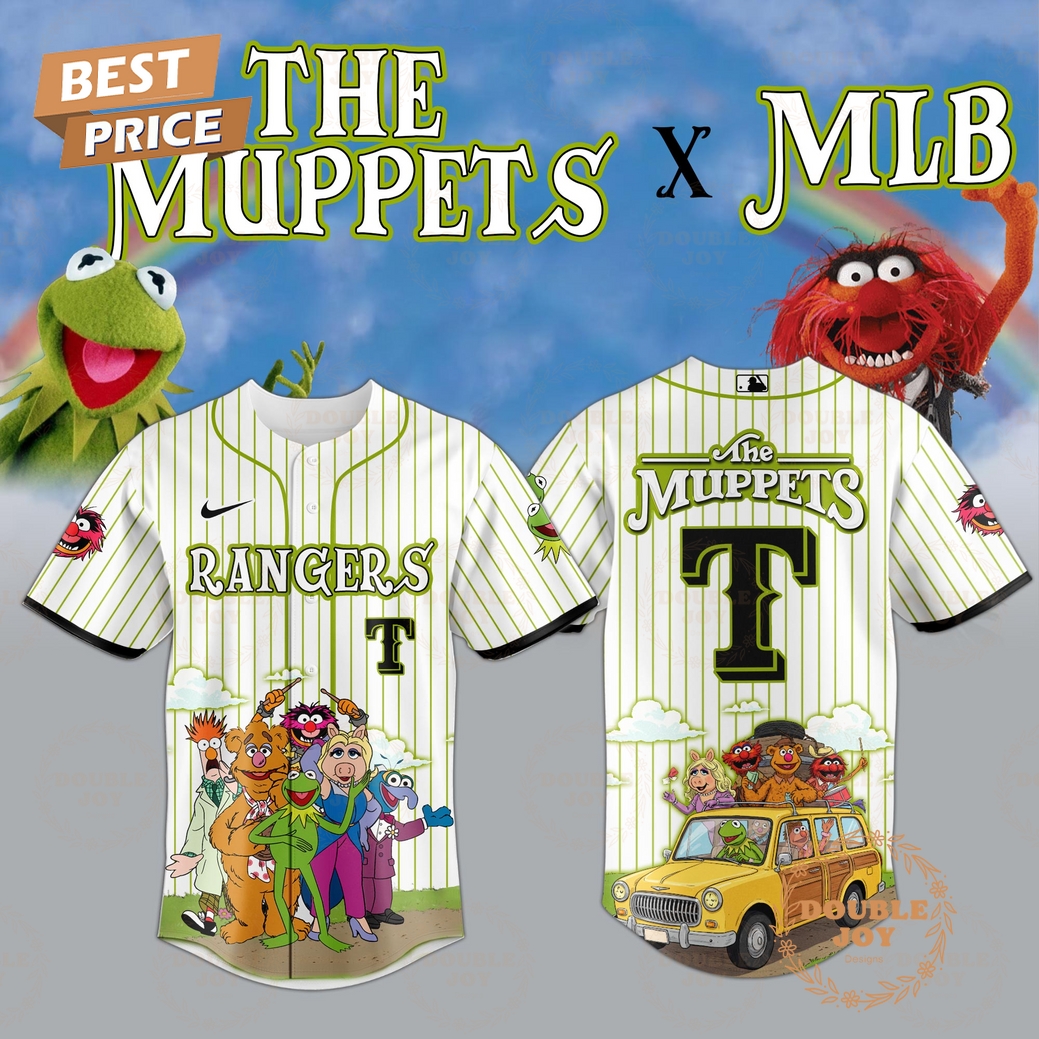 Texas Rangers The Muppets 2025 Limited Edition Baseball Jersey Texas Rangers The Muppets 2025 Limited Edition Baseball Jersey