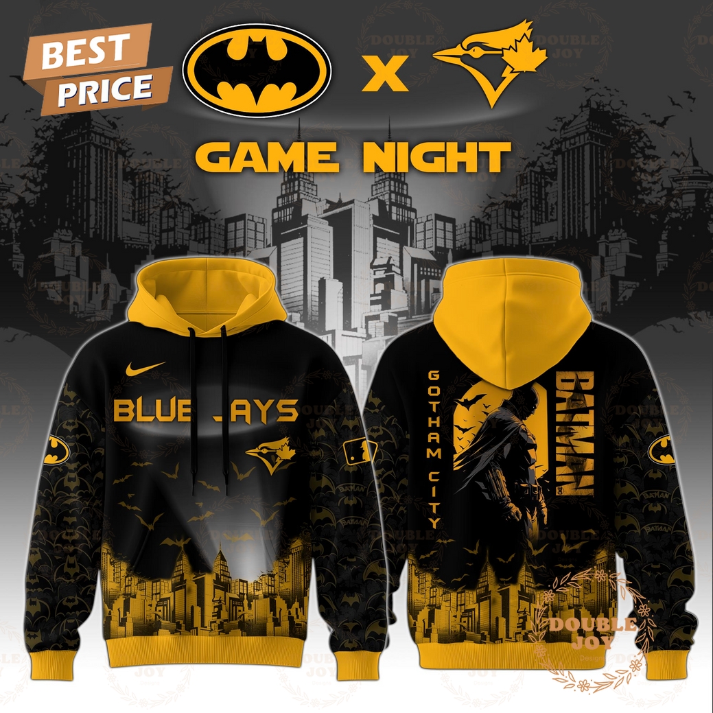 Toronto Blue Jays Batman Game Night 2025 Limited Edition Hoodie Toronto Blue Jays Batman Game Night 2025 Limited Edition Hoodie