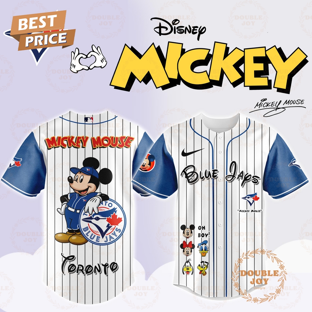 Toronto Blue Jays Disney Mickey Mouse 2025 Limited Edition Baseball Jersey Toronto Blue Jays Disney Mickey Mouse 2025 Limited Edition Baseball Jersey