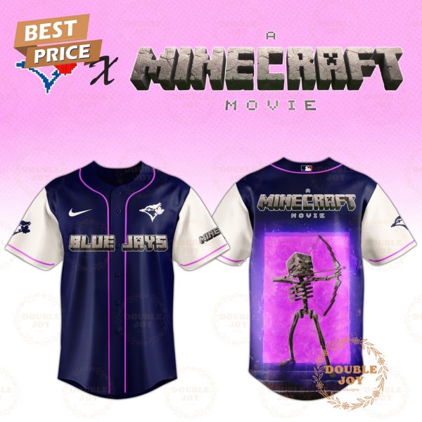 Toronto Blue Jays Skeleton A Minecraft Movie 2025 Special Edition Baseball Jersey