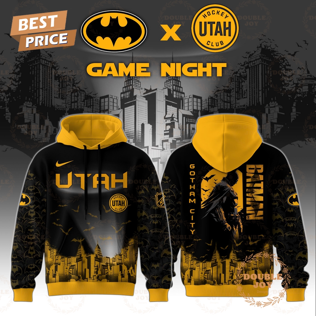 Utah Hockey Club Batman Game Night 2025 Limited Edition Hoodie Utah Hockey Club Batman Game Night 2025 Limited Edition Hoodie
