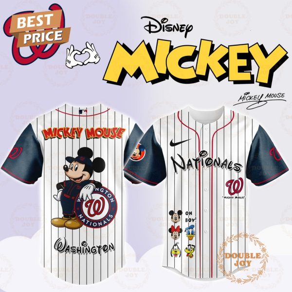 Washington Nationals Disney Mickey Mouse 2025 Limited Edition Baseball Jersey