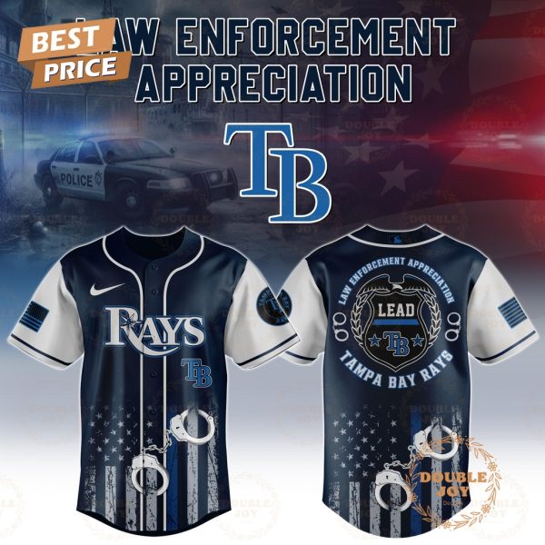 Tampa Bay Rays Law Enforcement Appreciation Day 2025 Special Edition Baseball Jersey