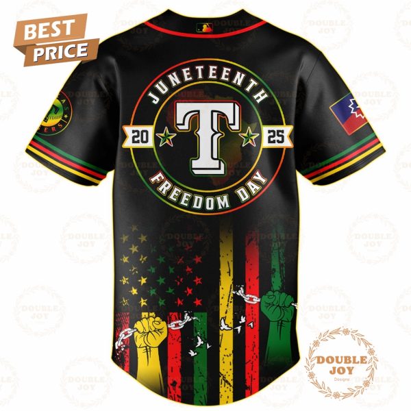 Texas Rangers Juneteenth Freedom Day 2025 Special Edition Baseball Jersey