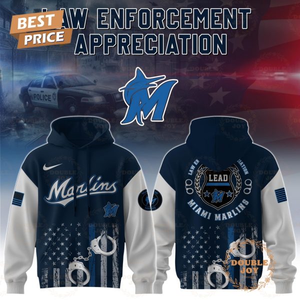 Miami Marlins Law Enforcement Appreciation Day 2025 Special Edition Hoodie