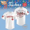 2025 Cleveland Guardians Happy Teachers Appreciation Night Limited Edition Baseball Jersey – Red