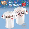 2025 Detroit Tigers Happy Teachers Appreciation Night Limited Edition Baseball Jersey – Blue