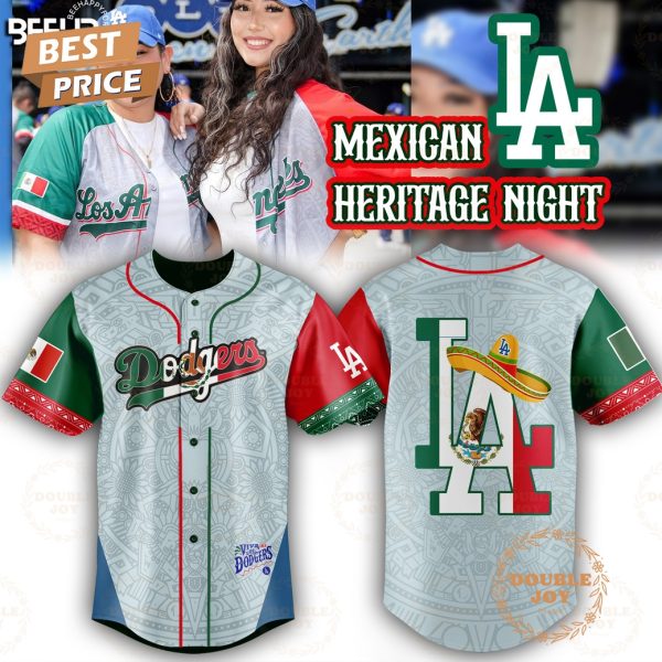 2025 Los Angeles Dodgers Mexican Heritage Night Special Edition Baseball Jersey