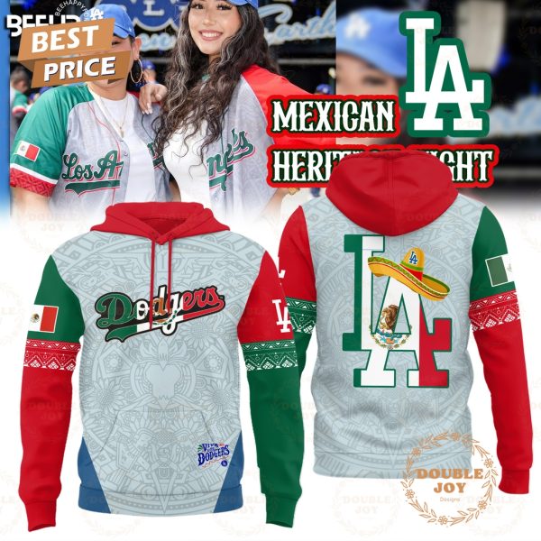 2025 Los Angeles Dodgers Mexican Heritage Night Special Edition Hoodie