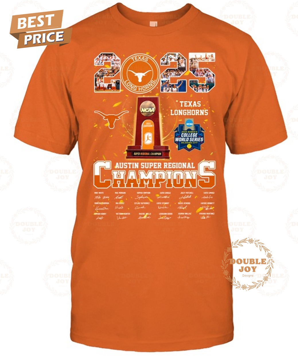 2025 Texas Longhorns Austin Super Regional Champions T-Shirt 2025 Texas Longhorns Austin Super Regional Champions T-Shirt