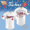 2025 Texas Rangers Happy Teachers Appreciation Night Limited Edition Baseball Jersey – Blue