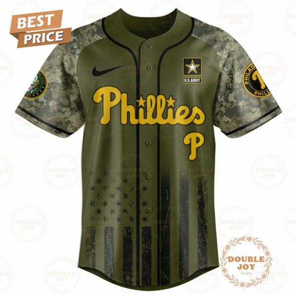 Philadelphia Phillies U.S. Army’s 250th Limited Edition Baseball Jersey