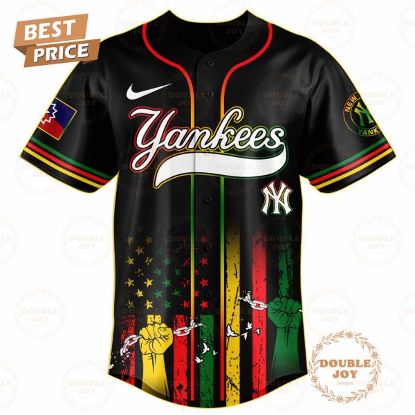 New York Yankees Juneteenth Freedom Day 2025 Special Edition Baseball Jersey