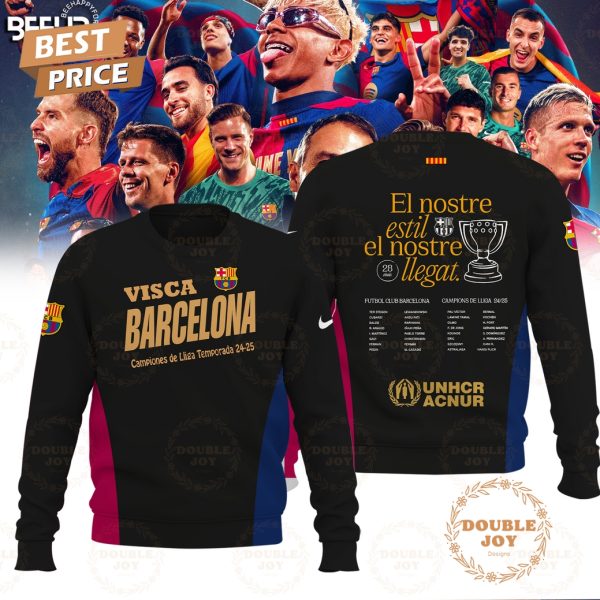 Barcelona F.C El Nostre Estil El Nostre Llegat Limited Edition T-Shirt, Hoodie