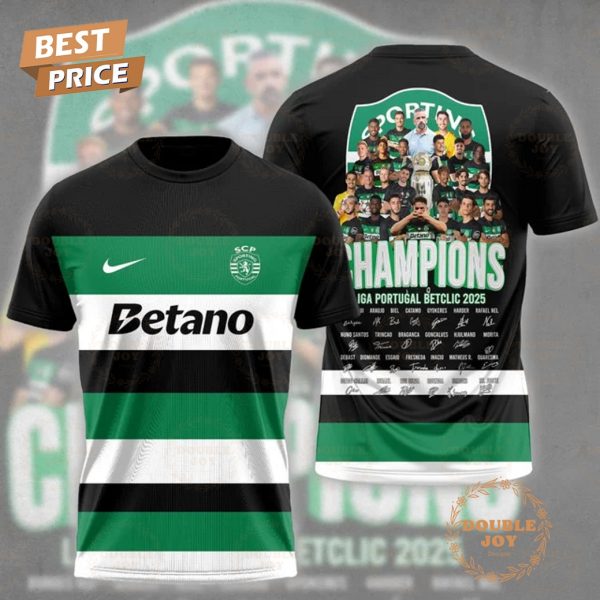 Sporting CP Champions 2025 Limited Edition T-Shirt, Hoodie