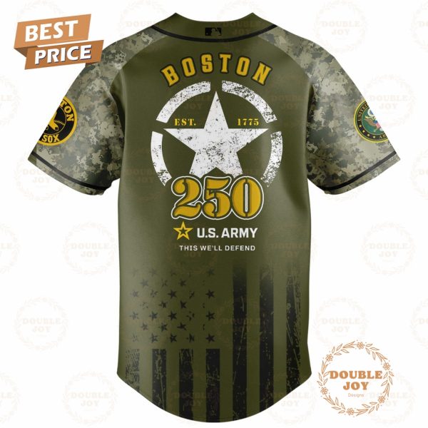Boston Red Sox U.S. Army’s 250th Limited Edition Baseball Jersey