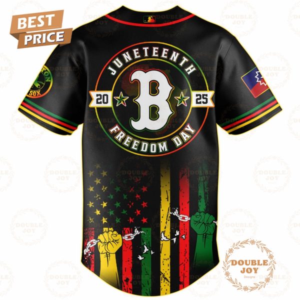 Boston Red Sox Juneteenth Freedom Day 2025 Special Edition Baseball Jersey