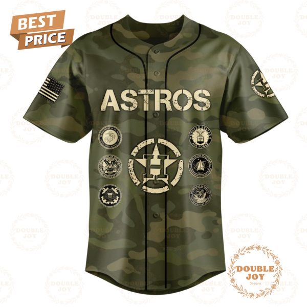 Houston Astros Armed Forces Day 2025 Thank You For Your Service Limited Edition Baseball Jersey