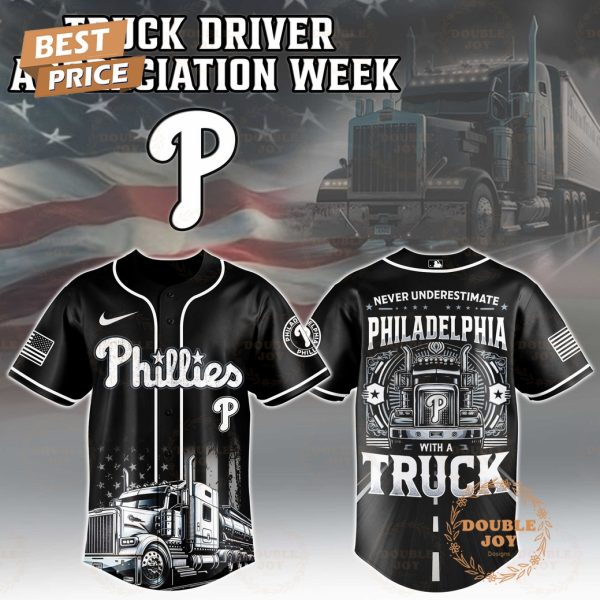 Philadelphia Phillies Truck Driver Appreciation Week 2025 Limited Edition Baseball Jersey