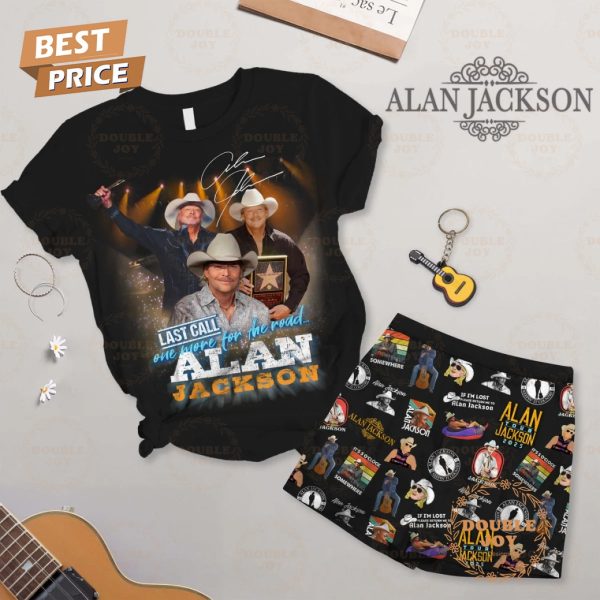 Last Call One More For The Road… Alan Jackson Limited Edition Fleece Pajamas Set