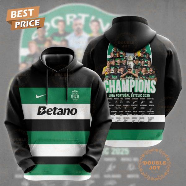Sporting CP Champions 2025 Limited Edition T-Shirt, Hoodie