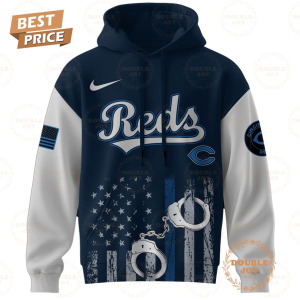 Cincinnati Reds Law Enforcement Appreciation Day 2025 Special Edition Hoodie