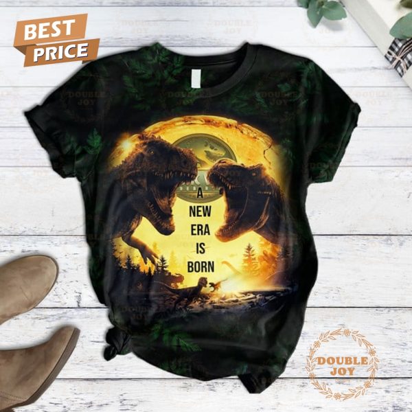 Jurassic World Rebirth A New Era Is Born Fleece Pajamas Set