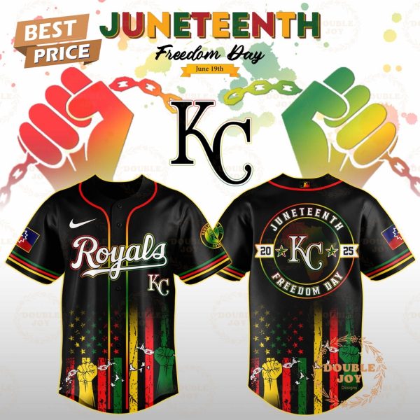 Kansas City Royals Juneteenth Freedom Day 2025 Special Edition Baseball Jersey