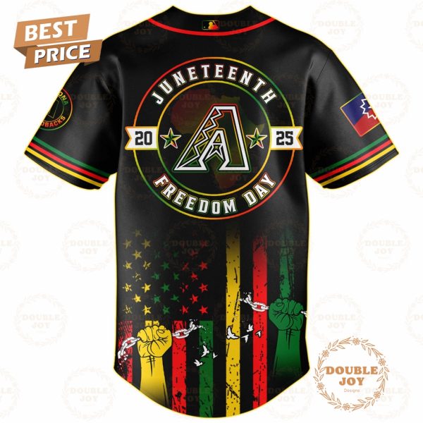 Arizona Diamondbacks Juneteenth Freedom Day 2025 Special Edition Baseball Jersey
