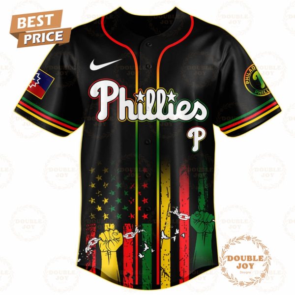Philadelphia Phillies Juneteenth Freedom Day 2025 Special Edition Baseball Jersey