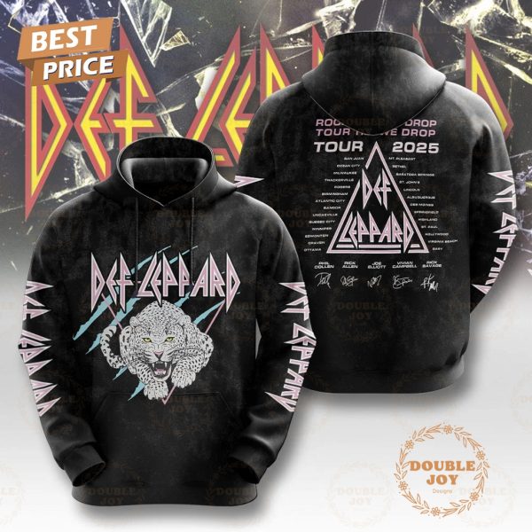 Def Leppard Rock Till You Drop Tour Till We Drop Tour 2025 Limited Edition T-Shirt, Hoodie