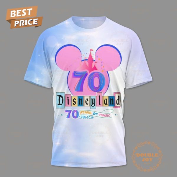 Disneyland 70 Years Of Magic 1955-2025 Limited Edition T-Shirt, Hoodie