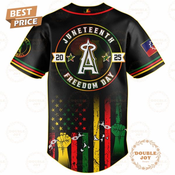 Los Angeles Angels Juneteenth Freedom Day 2025 Special Edition Baseball Jersey