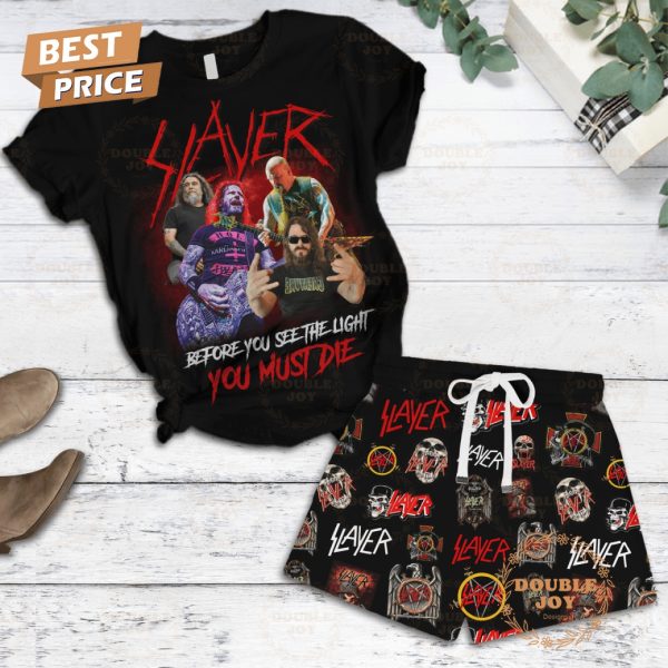 Slayer Before You See The Light You Must Die Limited Edition Fleece Pajamas Set