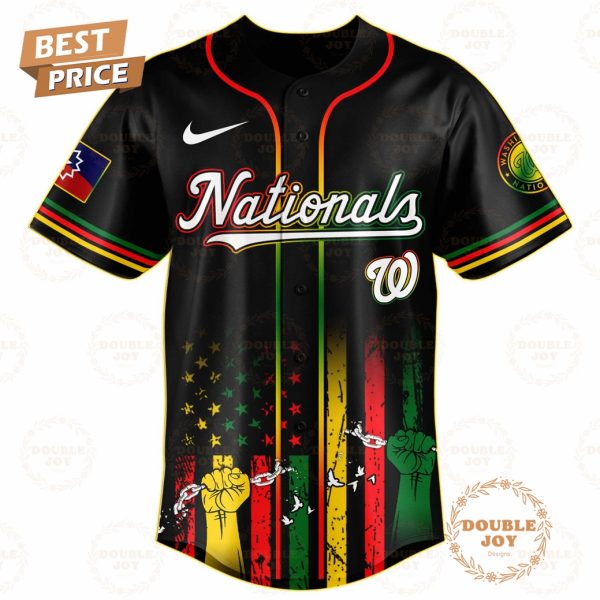 Washington Nationals Juneteenth Freedom Day 2025 Special Edition Baseball Jersey