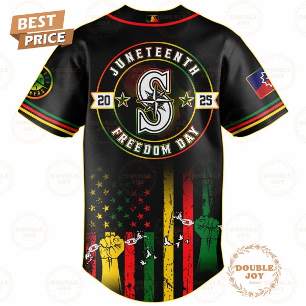 Seattle Mariners Juneteenth Freedom Day 2025 Special Edition Baseball Jersey