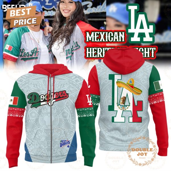 2025 Los Angeles Dodgers Mexican Heritage Night Special Edition Hoodie