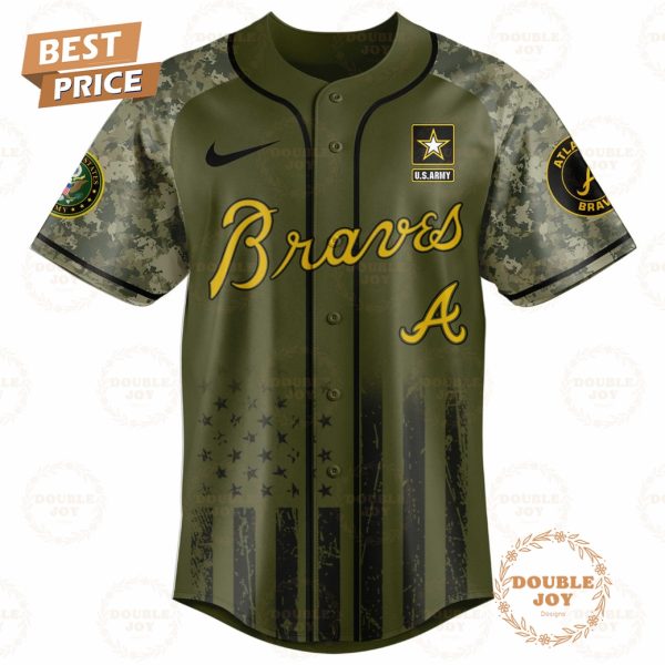 Atlanta Braves U.S. Army’s 250th Limited Edition Baseball Jersey