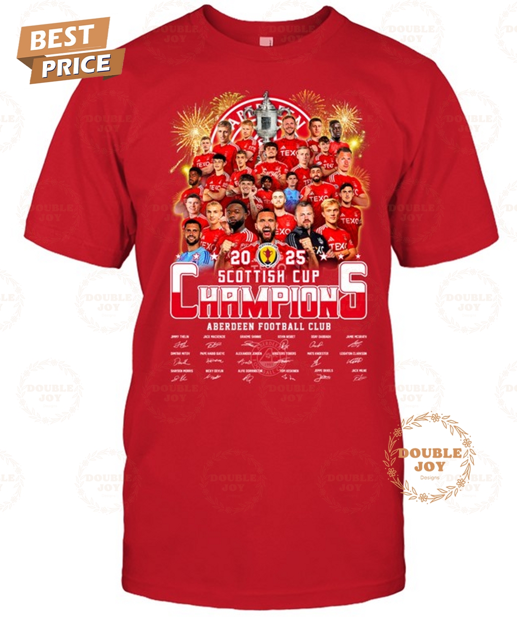 Aberdeen F.C Scottish Cup Champions 2025 T-Shirt Aberdeen F.C Scottish Cup Champions 2025 T-Shirt