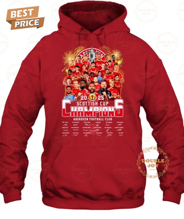 Aberdeen F.C Scottish Cup Champions 2025 T-Shirt