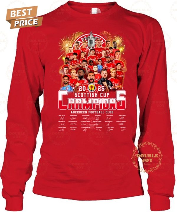 Aberdeen F.C Scottish Cup Champions 2025 T-Shirt