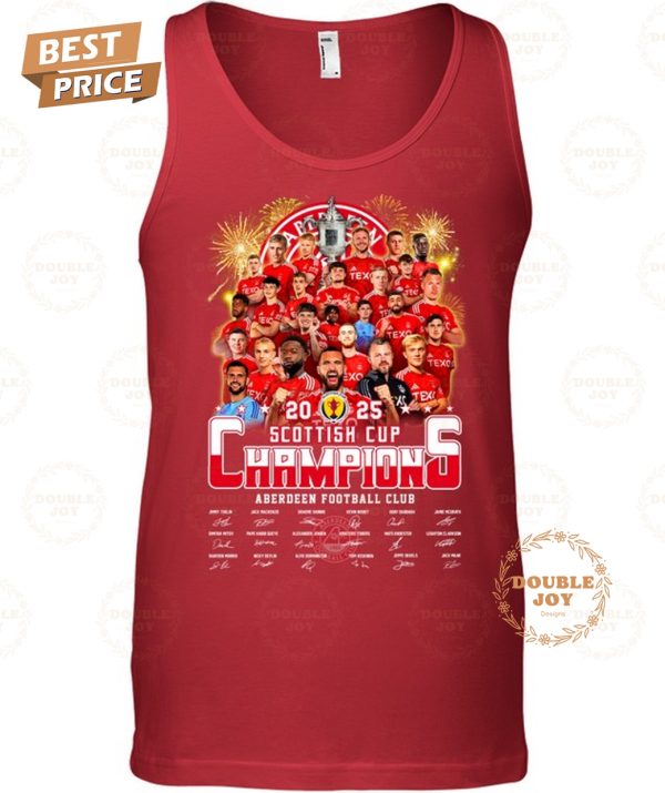 Aberdeen F.C Scottish Cup Champions 2025 T-Shirt