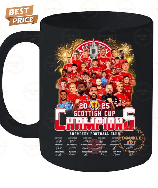 Aberdeen F.C Scottish Cup Champions 2025 T-Shirt