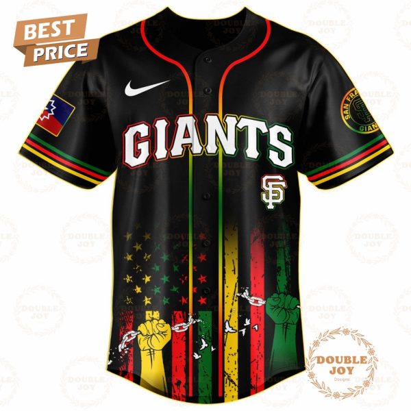 San Francisco Giants Juneteenth Freedom Day 2025 Special Edition Baseball Jersey