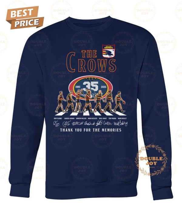 Adelaide Crows 35th 1990-2025 Thank You For The Memories T-Shirt