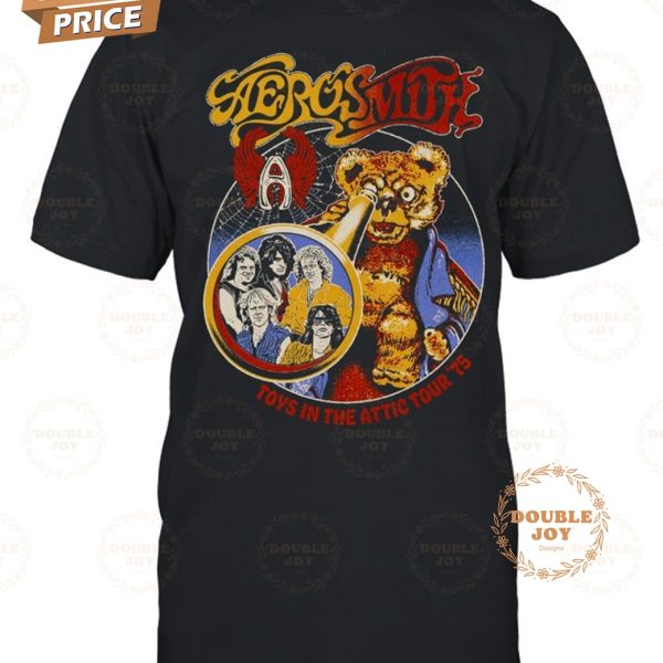 Aerosmith Toys In The Attic Tour 75 Limited Edition T-Shirt