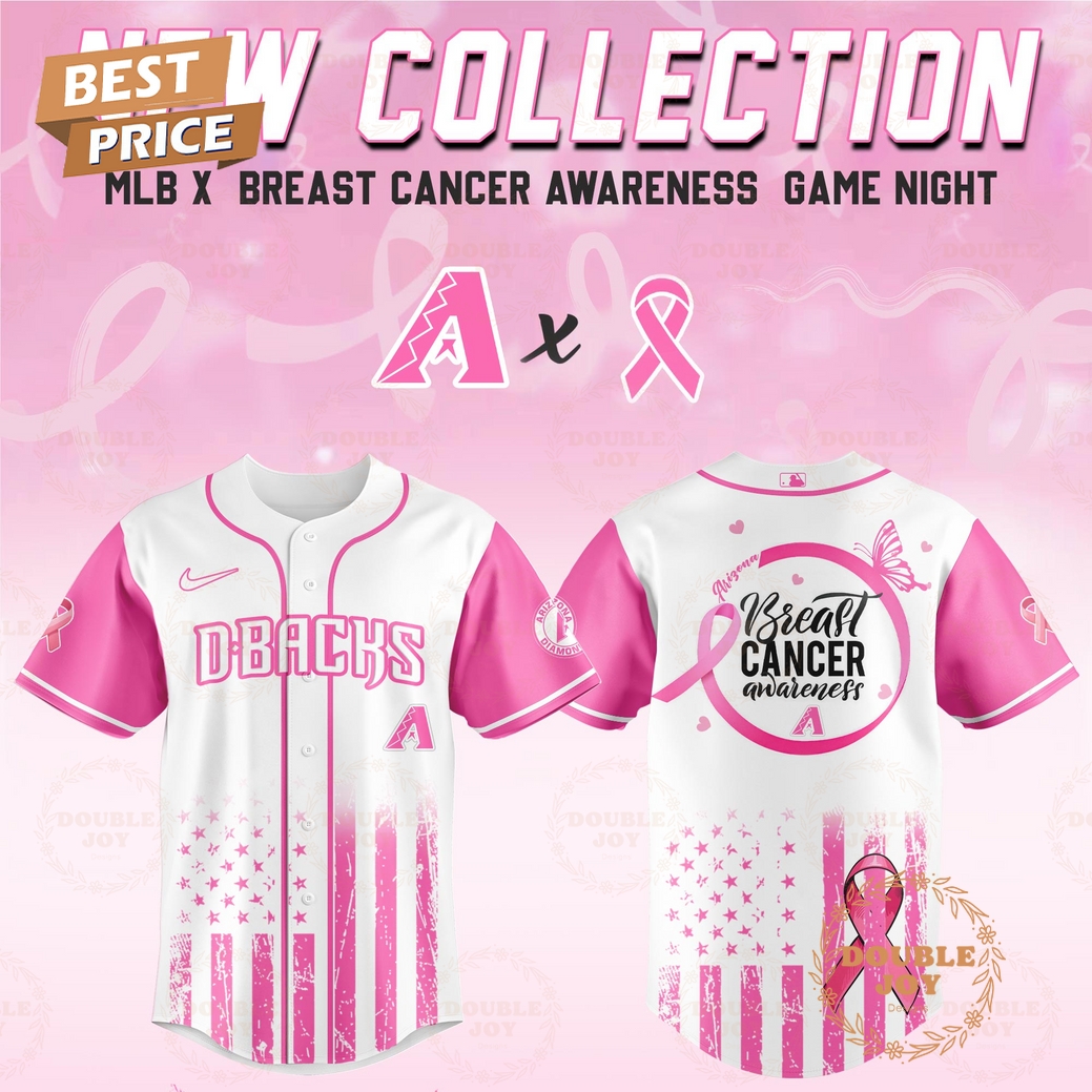 Arizona Diamondbacks 2025 Breast Cancer Awareness Game Night Special Edition Baseball Jersey Arizona Diamondbacks 2025 Breast Cancer Awareness Game Night Special Edition Baseball Jersey